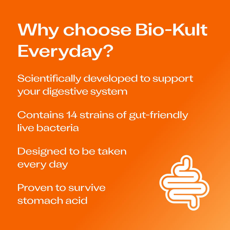 Bio-Kult Everyday probiotics supplement 60 capsules (British brand)