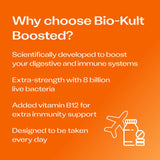 Bio-Kult Boosted Extra Strength probiotic supplement 30 capsules, imported from the UK