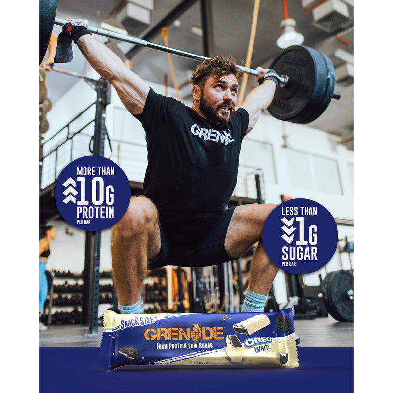 Grenade Oreo White protein bar 35g, imported from the UK