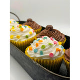 Emma's Country Cakes medley cupcakes 6-pack, imported from the UK