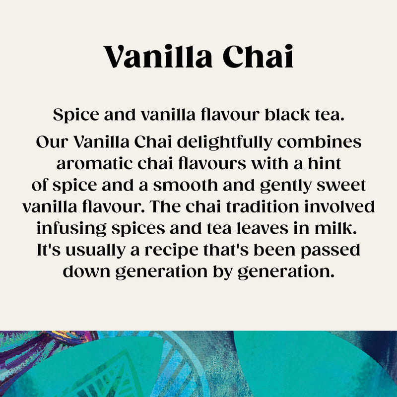 Twinings Vanilla Chai Tea Bags 40g pack (British brand)
