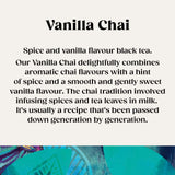 Twinings Vanilla Chai Tea Bags 40g pack (British brand)