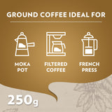 Lavazza Qualita Oro Ground Coffee 250g, UK version