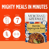 Merchant Gourmet Burrito Supergrain Bowl vegan 220g - British product