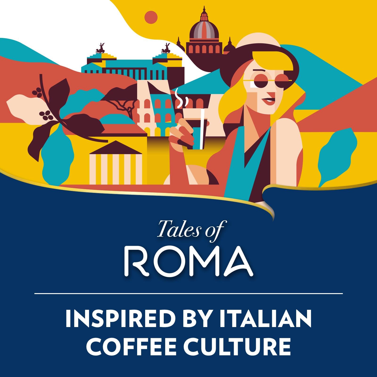 Lavazza Tales of Roma ground coffee 200g (British brand)