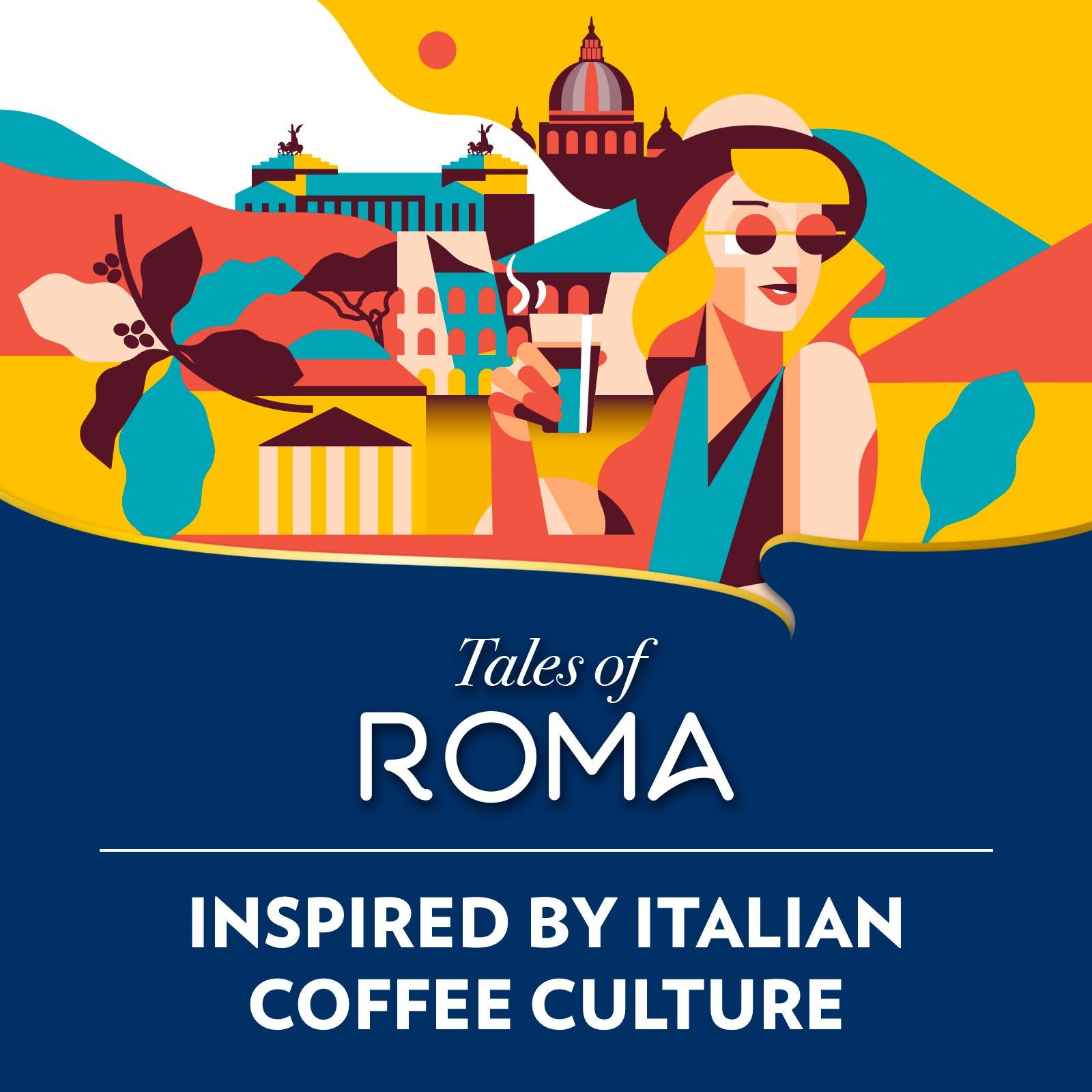 Lavazza Tales of Roma ground coffee 200g (British brand)