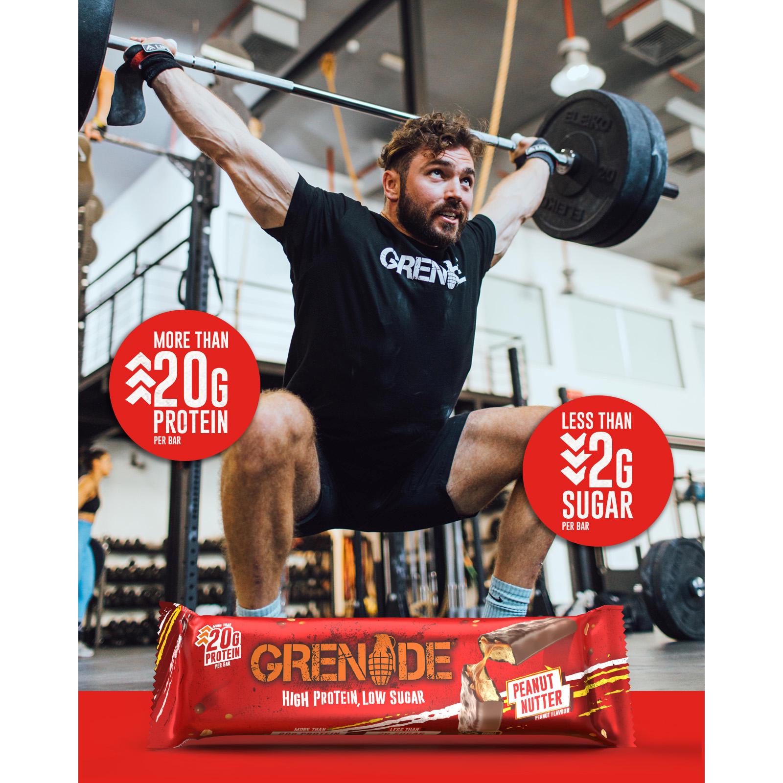 Grenade Peanut Nutter Protein Bar Single Serve 60g, UK version