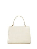 Dune London Dilly grab bag white with gold fittings - British product