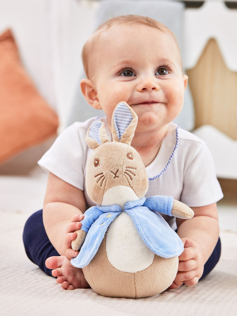 JoJo Maman Bébé Peter Rabbit baby wobble toy, imported from the UK