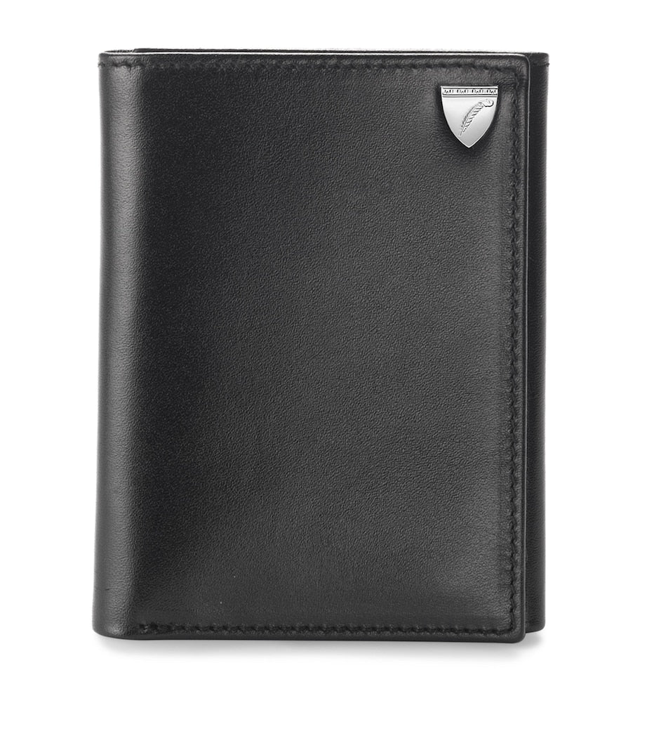 Aspinal of London leather trifold wallet (British brand)