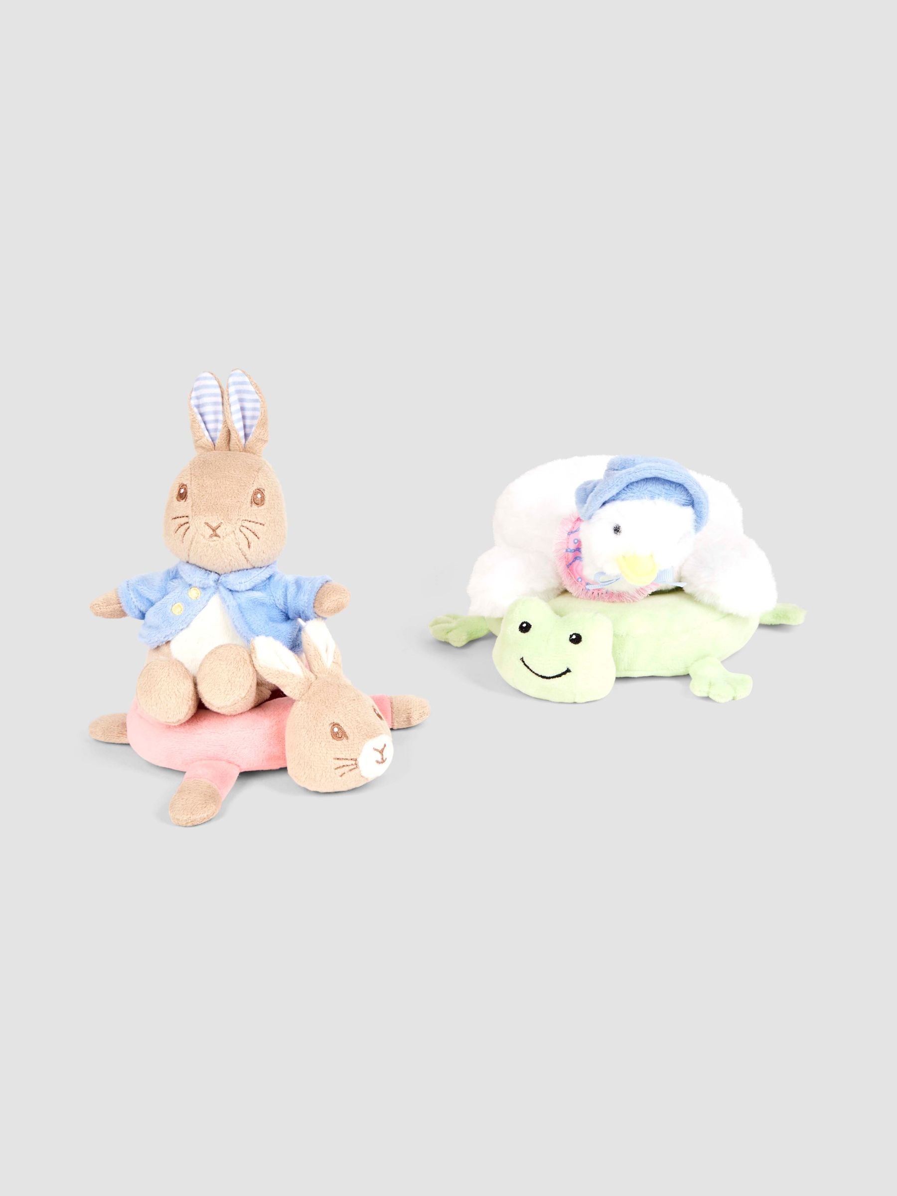 JoJo Maman Bébé Peter Rabbit plush stacker - British product