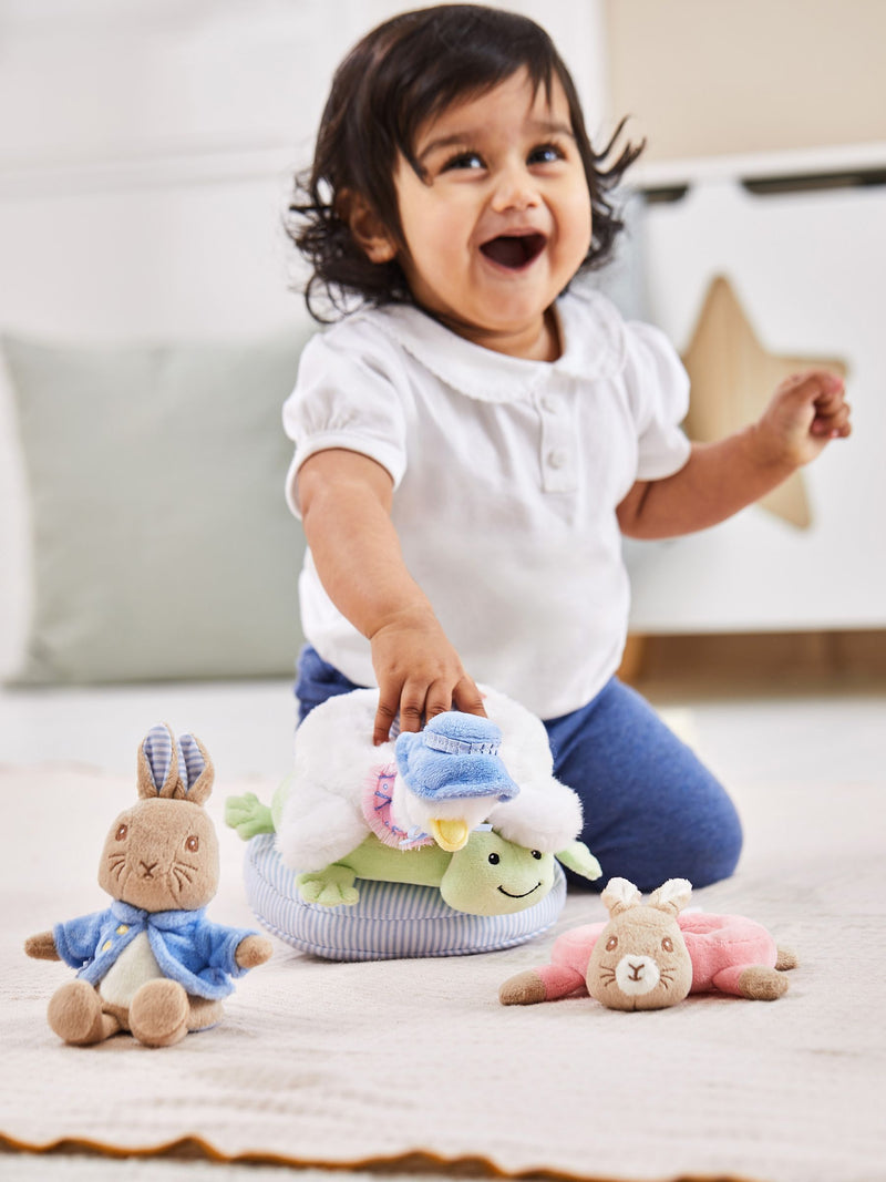 JoJo Maman Bébé Peter Rabbit plush stacker - British product