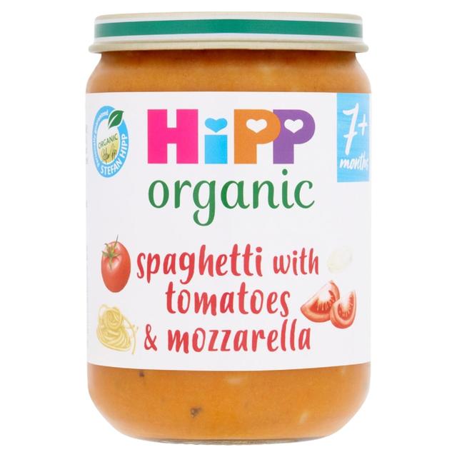 HiPP Organic Spaghetti with Tomatoes & Mozzarella Baby Food 7+ months   190g