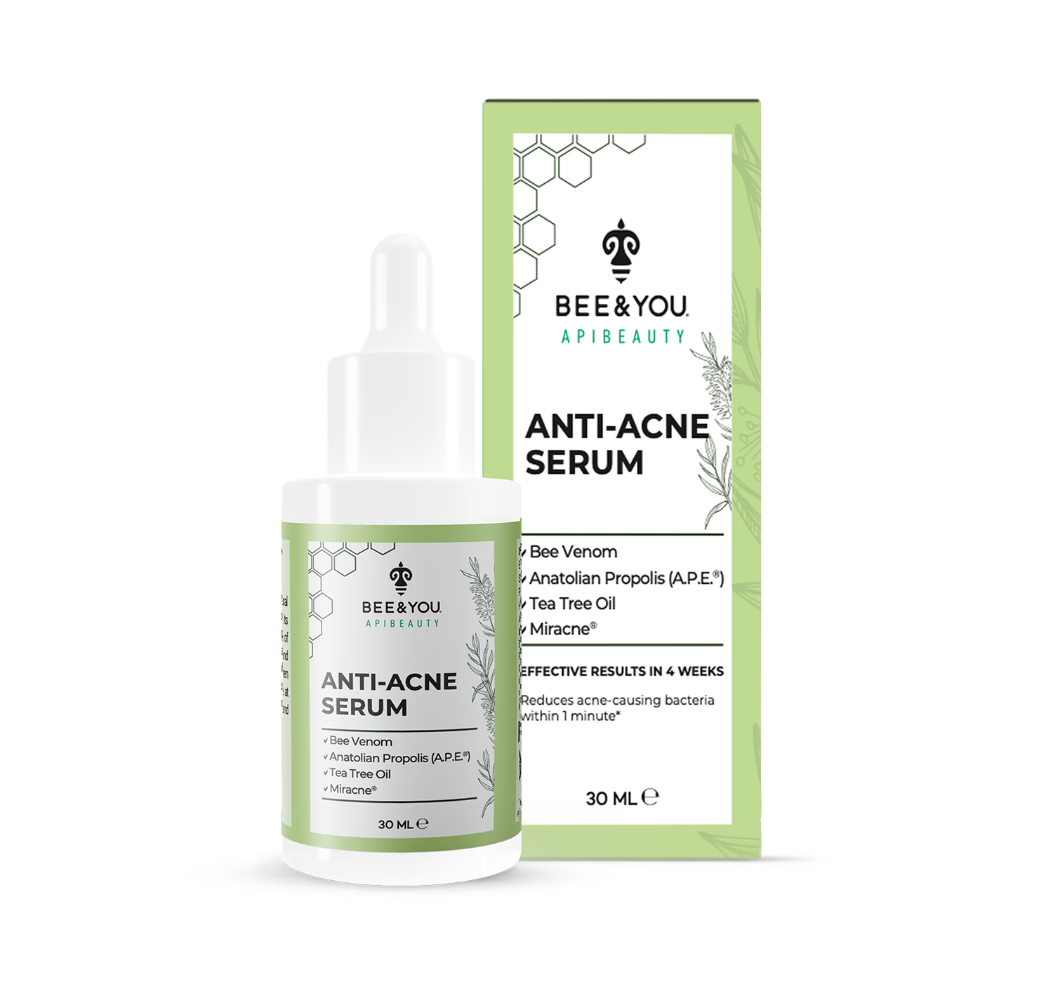 Bee&You Acne Control Face Serum 30ml, imported from the UK