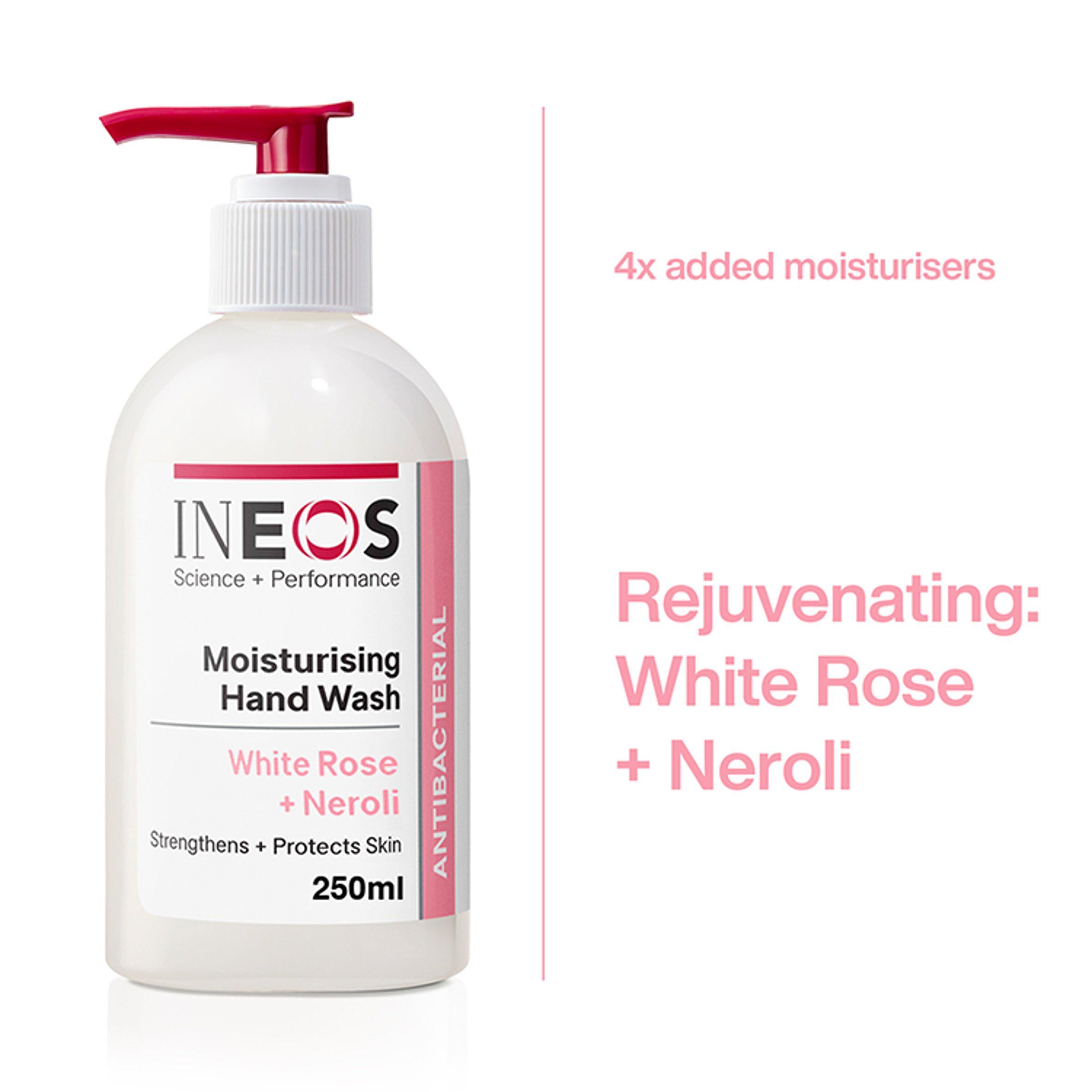 Ineos Moisturising Hand Wash with White Rose &amp; Neroli 250ml