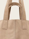 AllSaints Lutece suede tote bag brown, UK version
