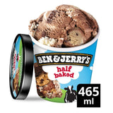 Ben & Jerry's Half Baked Vanilla & Chocolate Ice Cream Tub   465ml GOODS M&S   