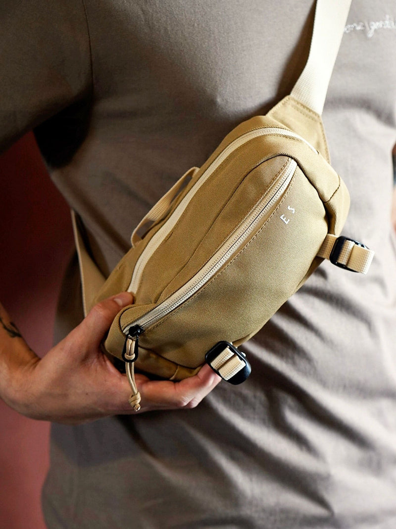 Solesmith Monogram belt bag with custom initials (British brand)