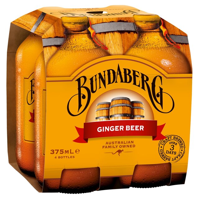 Bundaberg Australian Ginger Beer   4 x 375ml