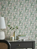 Morris & Co Linen Blush Golden Lily Wallpaper - 10.05m x 52cm