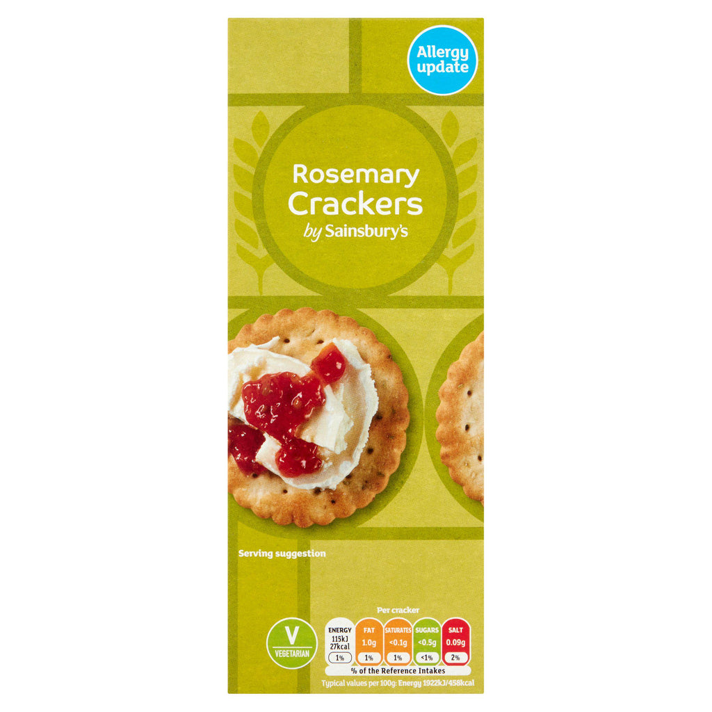 Sainsbury's Rosemary Crackers 185g