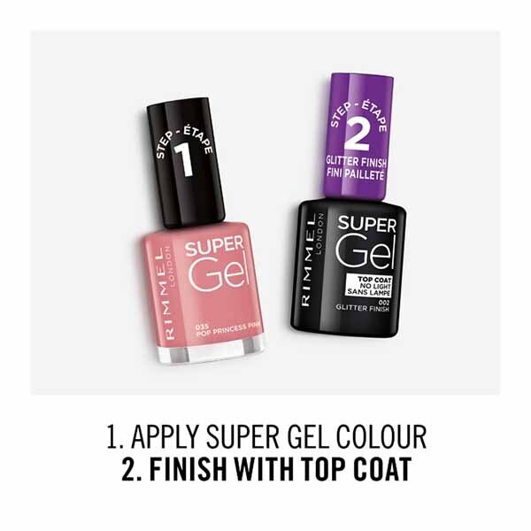 Rimmel Super Gel Nail Polish - 035 Pop Princess Pink GOODS Superdrug   