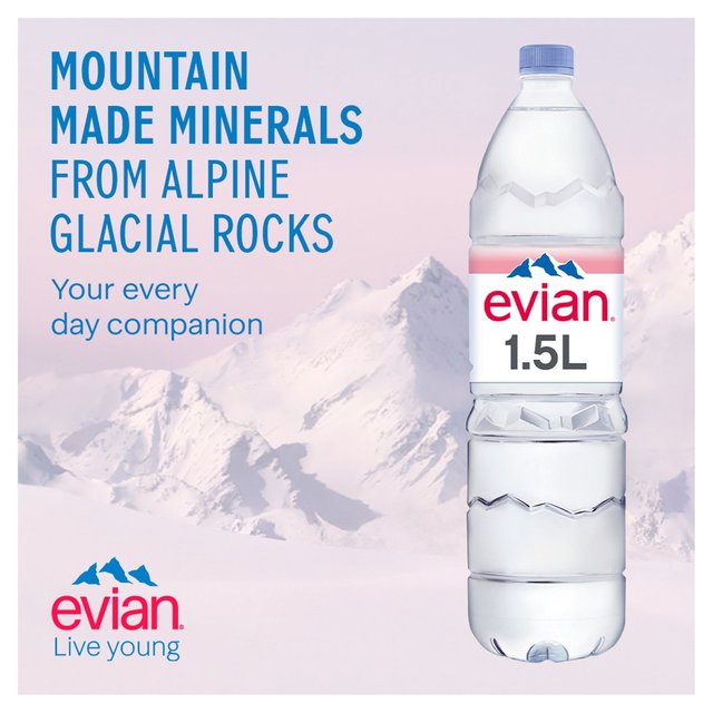 Evian Still Mineral Water   1.5L GOODS M&S   