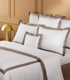 Yves Delorme Linea Platine Double Flat Sheet 240cm x 295cm (British brand)