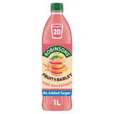 Robinsons Fruit & Barley Pink Grapefruit Squash   1L GOODS M&S   