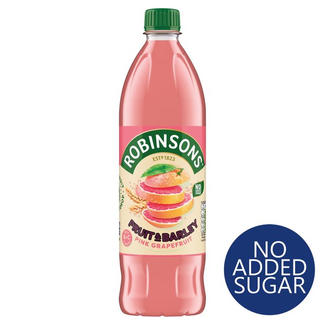 Robinsons Fruit & Barley Pink Grapefruit Squash   1L