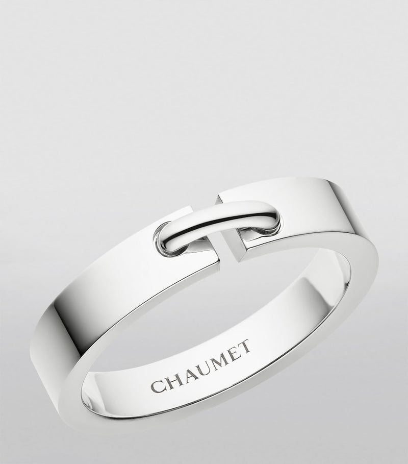 Chaumet white gold Liens Évidence wedding ring - British product
