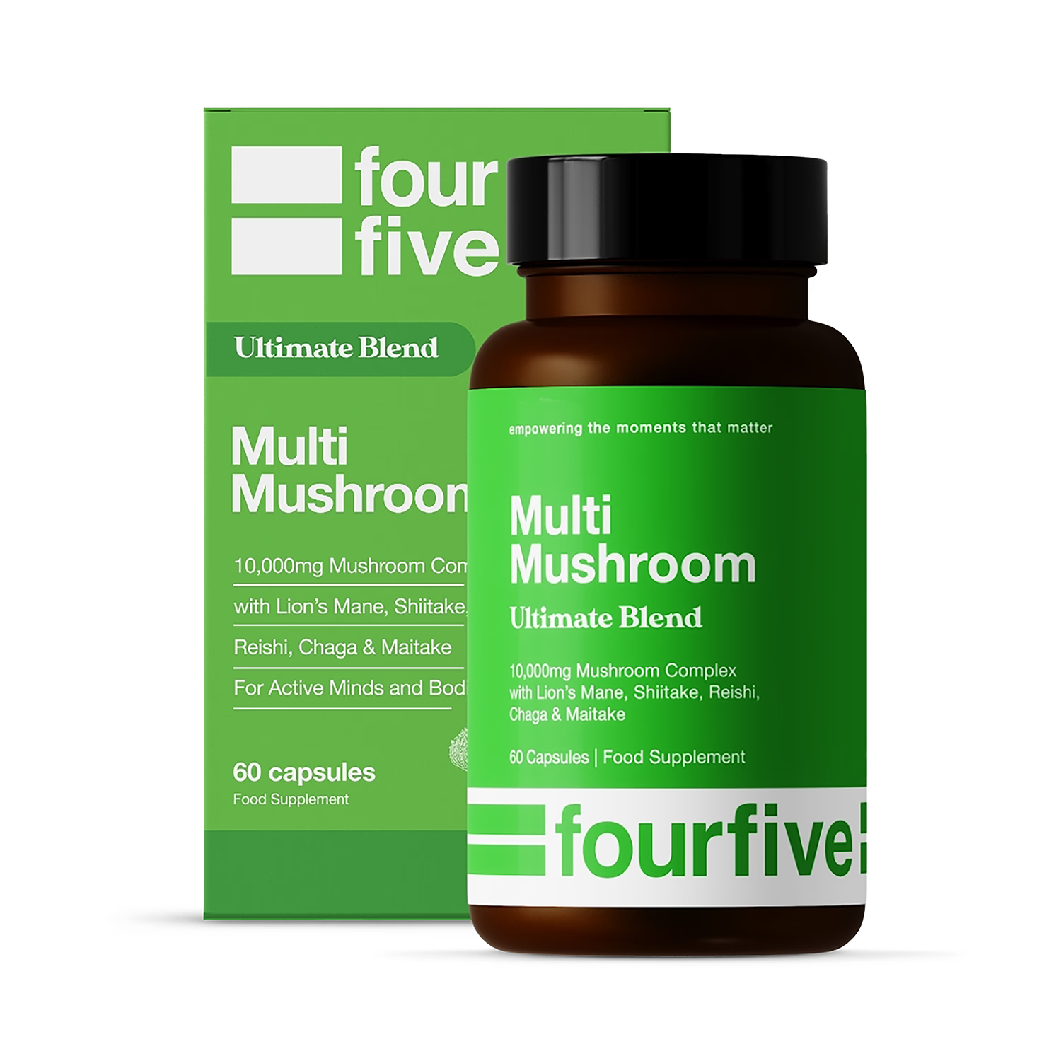 Fourfive Multi Mushroom Ultimate Blend 60 Capsules - British product