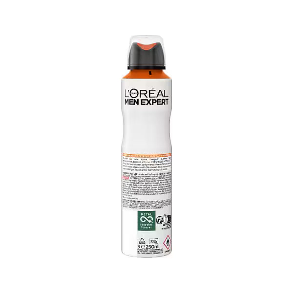 L'Oreal Men Expert Hydra Energetic deodorant spray 250ml, imported from the UK
