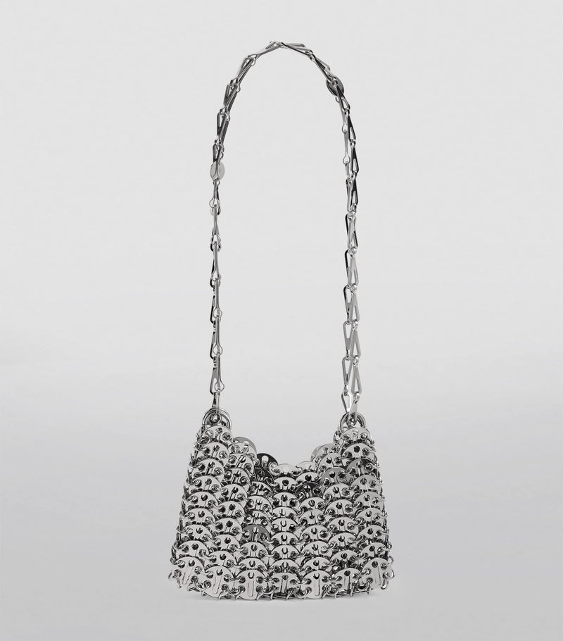 Rabanne chainmail nano bag in metal finish, UK version
