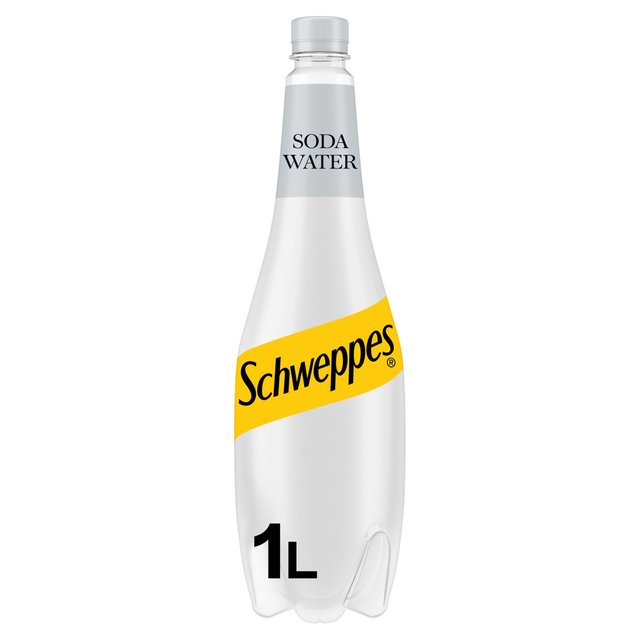 Schweppes Soda Water   1L GOODS M&S   