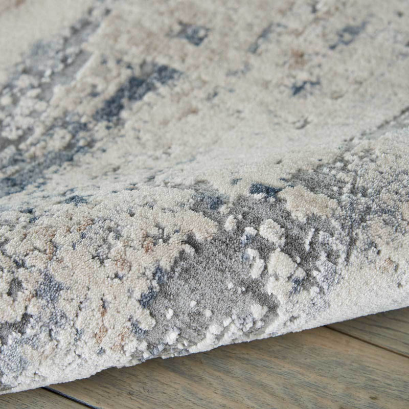 Nourison Rustic Textures grey rug 240x320 cm, imported from the UK