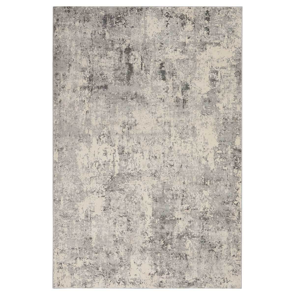 Nourison Rug Rustic Textures Mottled Grey 282 x 389 - British product