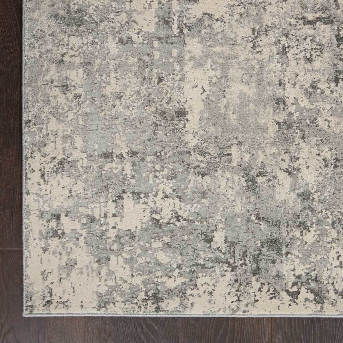 Rustic Textures Mottled Grey Rug in 3 Sizes GOODS Costco UK