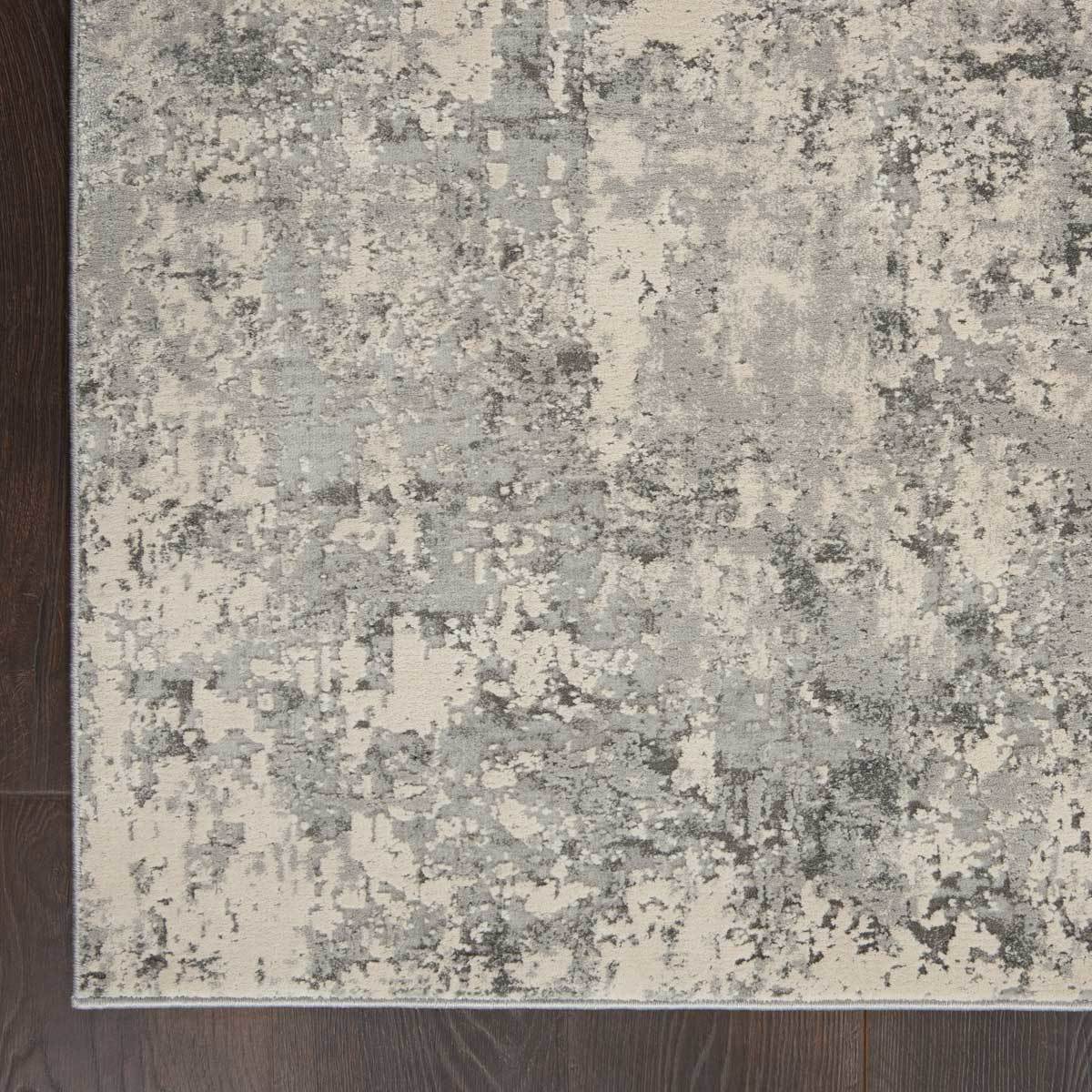 Nourison Rug Rustic Textures Mottled Grey 282 x 389 - British product