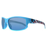 Smarty X2125 blue mirrored unisex sunglasses (British brand)
