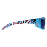 Smarty X2125 blue mirrored unisex sunglasses (British brand)