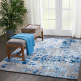 Prismatic Charisma Blue Rug in 3 Sizes GOODS Costco UK