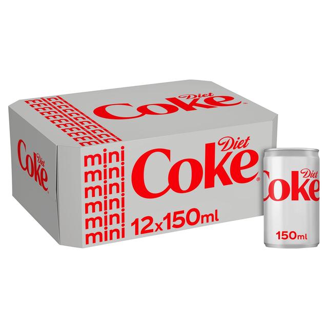 Diet Coke   12 x 150ml GOODS M&S   