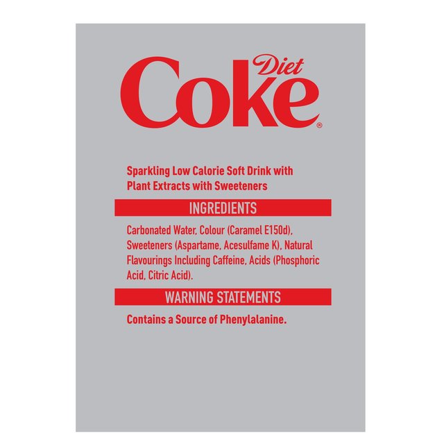 Diet Coke   12 x 150ml GOODS M&S   