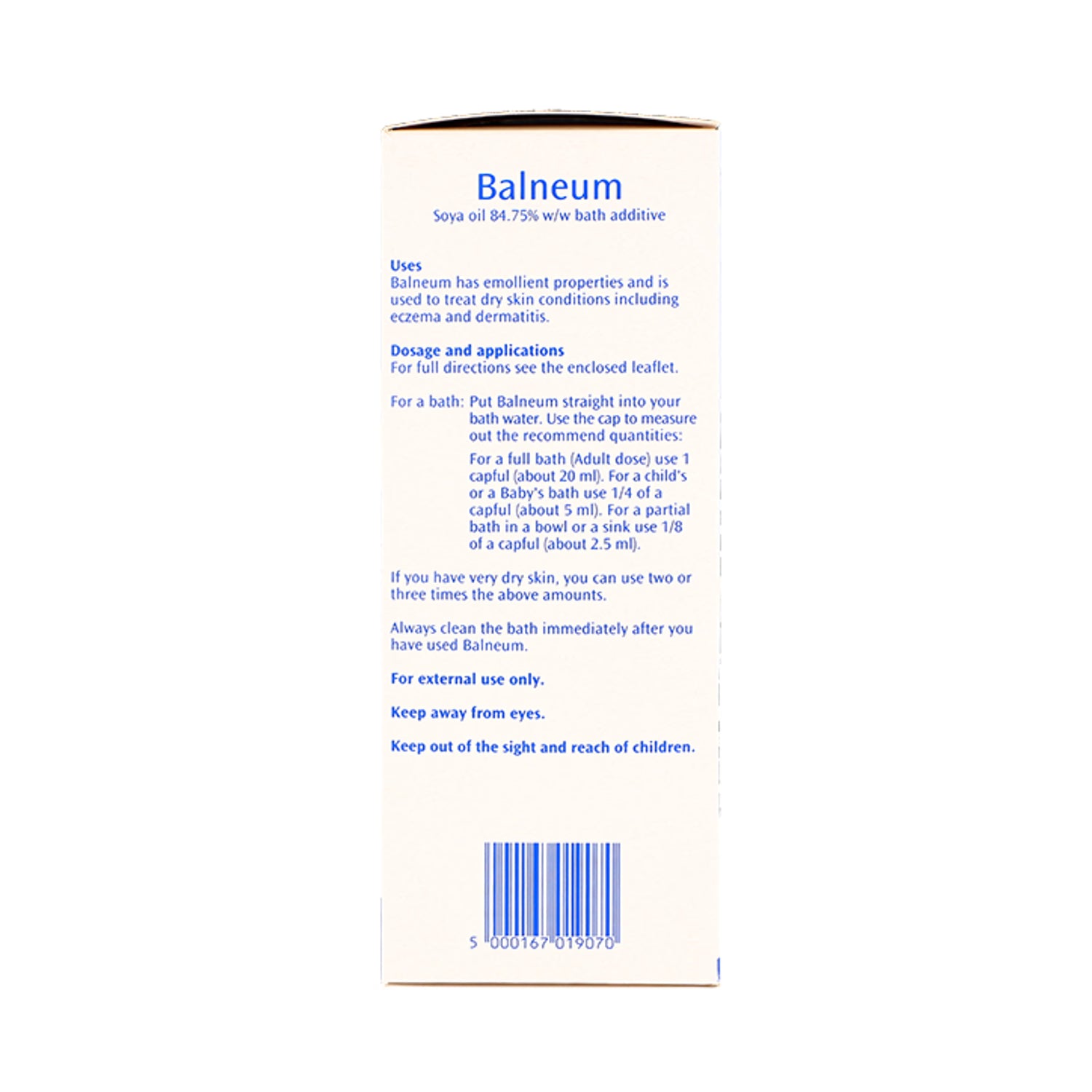 Balneum bath oil 500ml, UK version