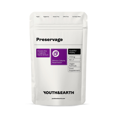 Holland & Barrett Youth & Earth Preservage Longevity Polyphenol Complex 60 Capsules- Buy online at McGrocer