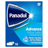 Panadol Advance Paracetamol Pain Killers 500mg Tablets    16 per pack GOODS M&S   