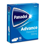 Panadol Advance Paracetamol Pain Killers 500mg Tablets    16 per pack GOODS M&S   