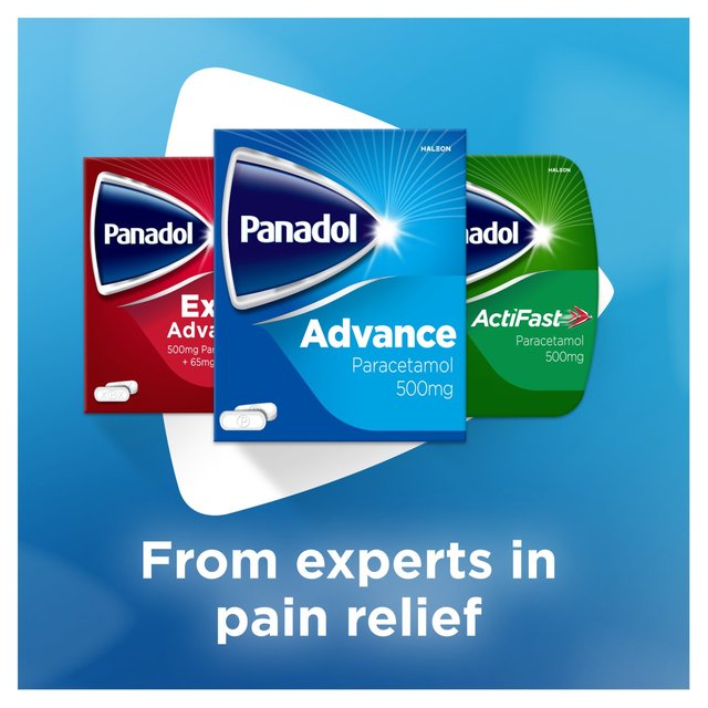 Panadol Advance Paracetamol Pain Killers 500mg Tablets    16 per pack GOODS M&S   