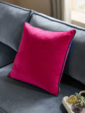 Furn Raspberry/Teal Meridian Velvet 55 x 55cm Cushion Cover